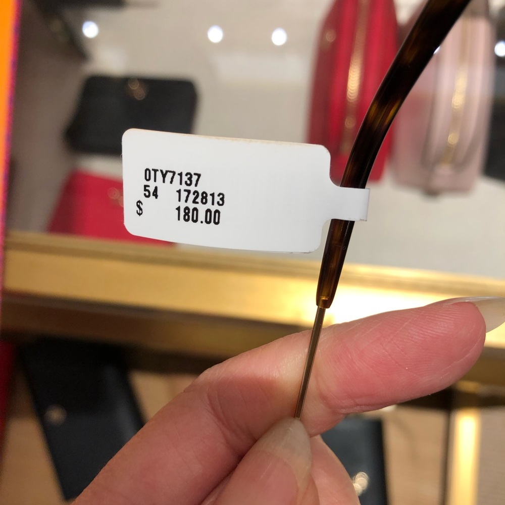 🔥SOLD🔥 Tory Burch🧡Cat Eye sunglasses Tortoise Gemini - Picture 5 of 9